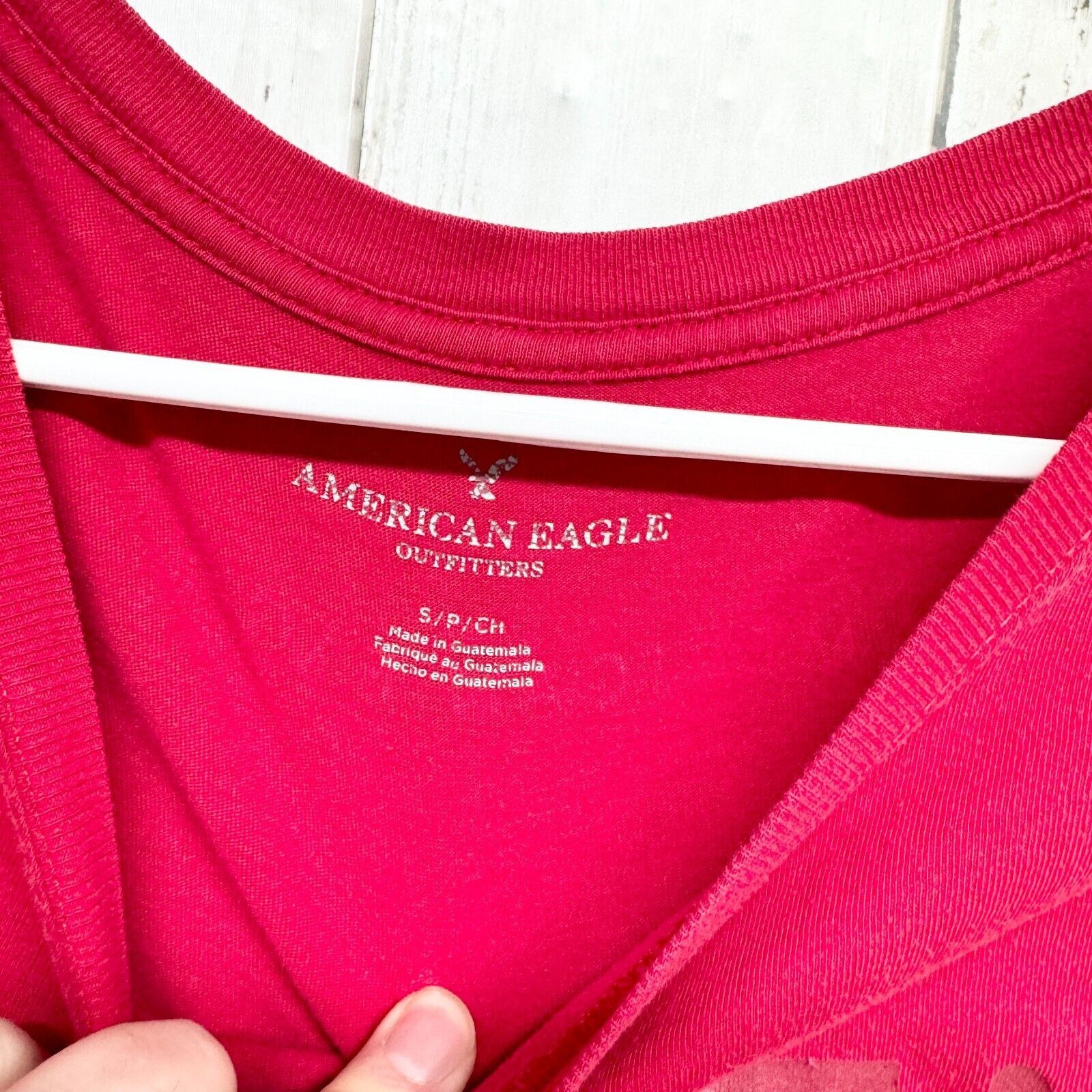 American Eagle Outfitters American Eagle Shirt SM Give Love Dream Short Sleeve Cotton Size US S / EU 44-46 / 1 - 2 Thumbnail