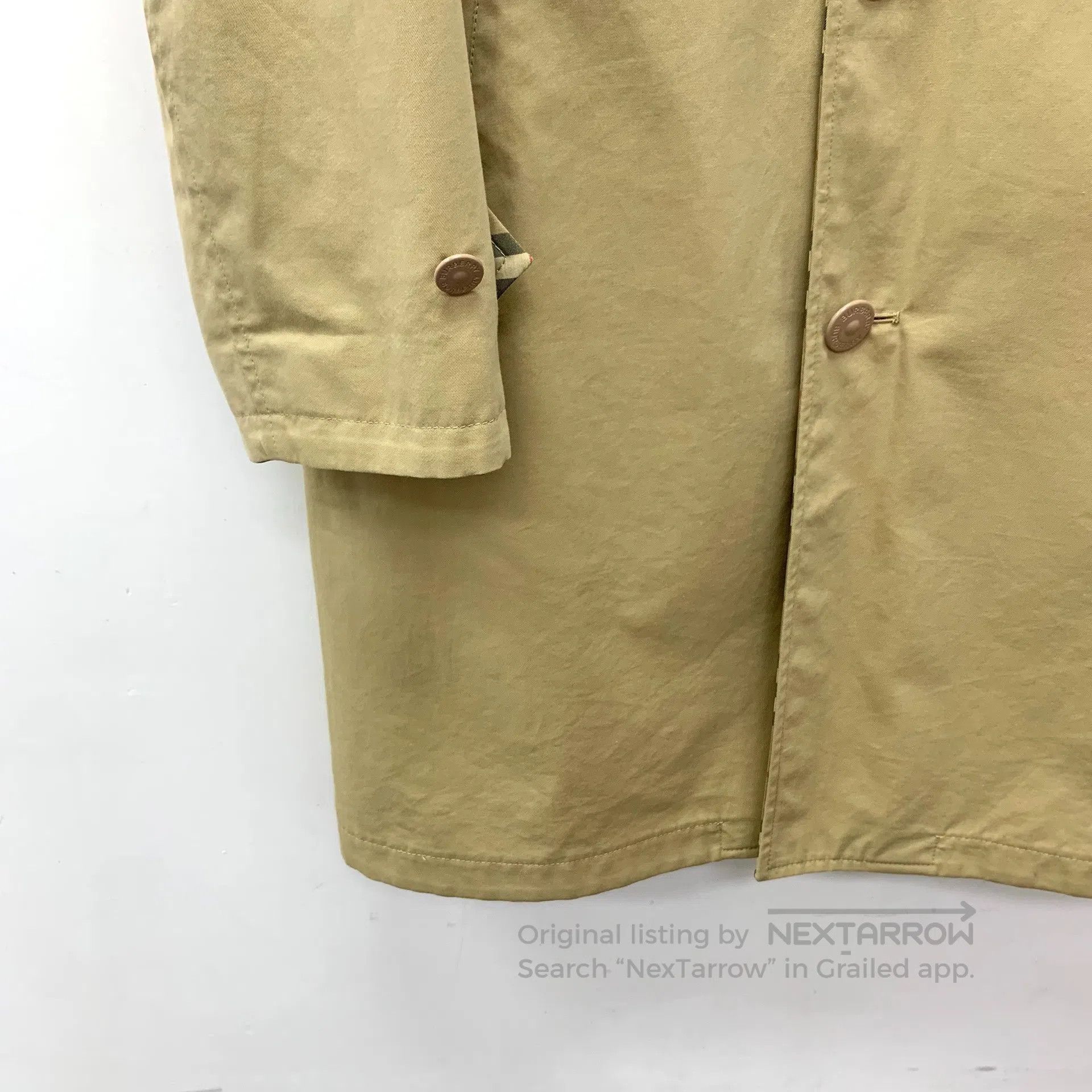 Burberry Burberry Brown classic plaid design collar single-breasted Size US S / EU 44-46 / 1 - 8 Thumbnail