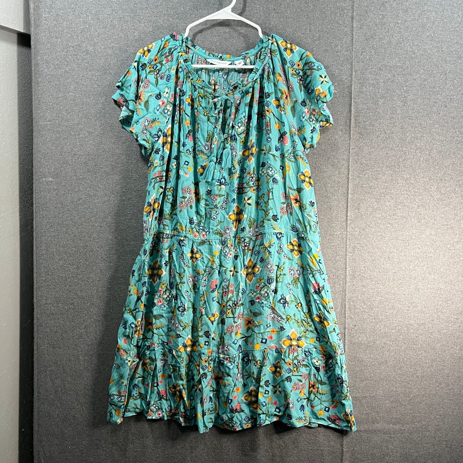 Other Canyon Retreat Petite Flutter Sleeve Dress Size XL / US 12-14 / IT 48-50 - 1 Thumbnail