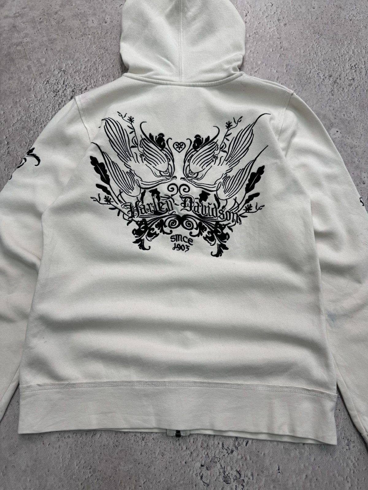 Harley Davidson × If Six Was Nine × Japanese Brand SALE💣💣 Japanese Affliction Y2K Ifsixwasnine Style Hoodie HD Size US S / EU 44-46 / 1 - 13 Thumbnail