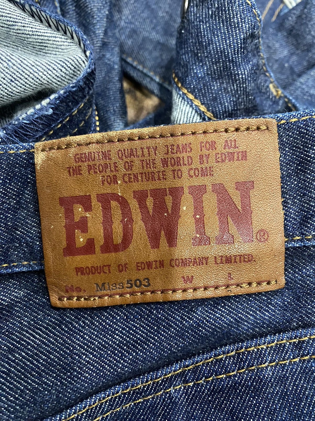 Edwin Miss Edwin Jeans Custom Pathces Badge Size 30" / US 8 / IT 44 - 15 Thumbnail