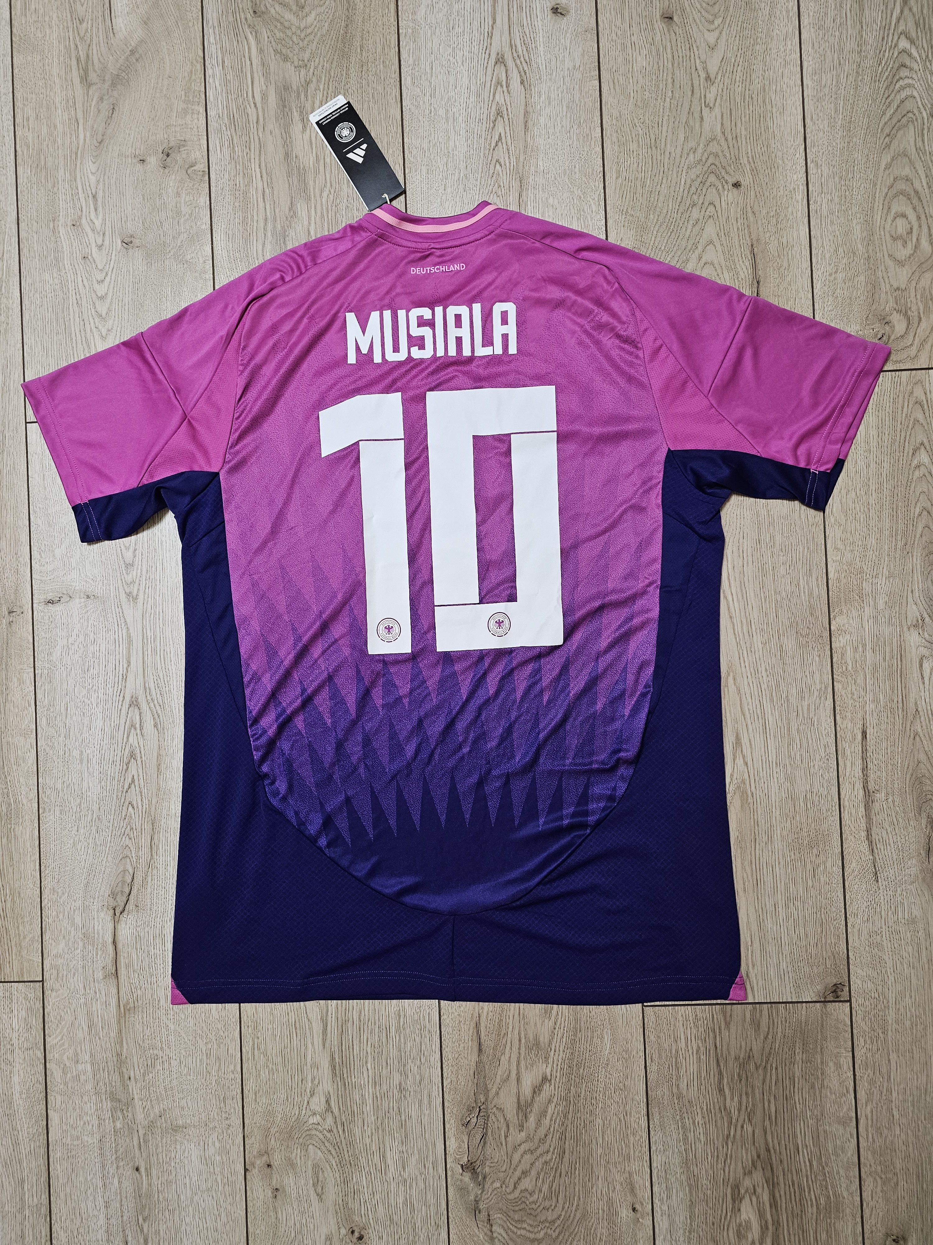 Adidas GERMANY 2024 AWAY EURO MUSIALA FOOTBALL SHIRT SOCCER JERSEY Size US L / EU 52-54 / 3 - 1 Thumbnail