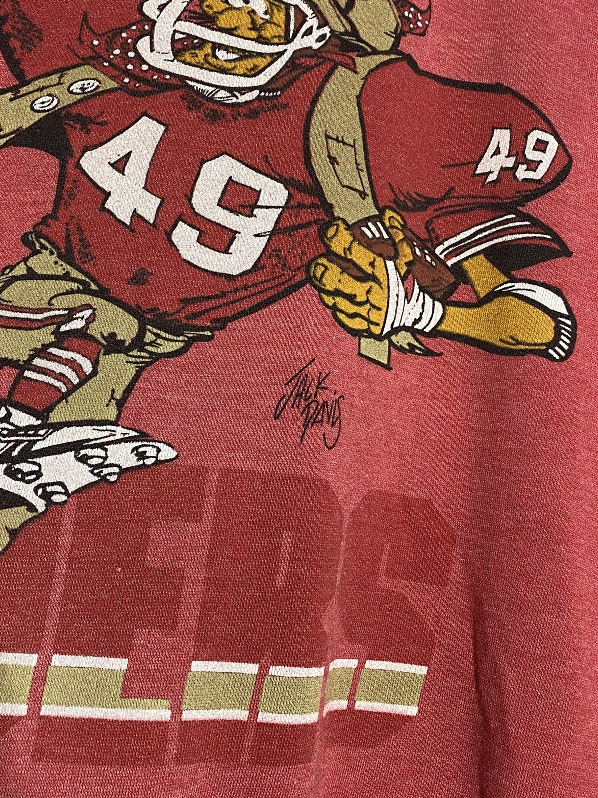 NFL Vintage 1988 San Fransico 49ers Jack Davis Sweatshirt Size US M / EU 48-50 / 2 - 6 Thumbnail