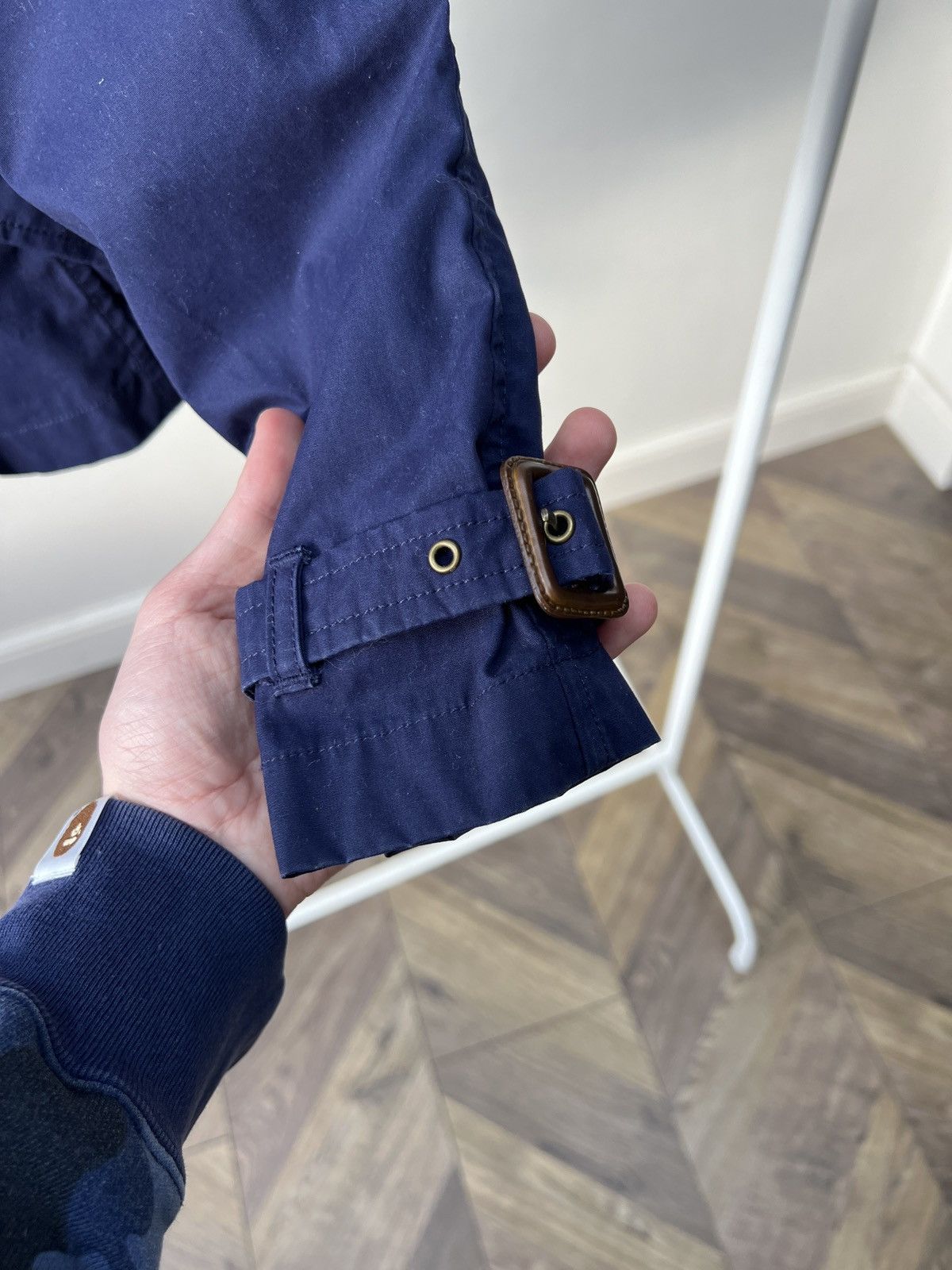 Ralph Lauren Vintage Ralph Lauren Girls Navy Blue Trench Coat Size XXS / US 00 / IT 34 - 8 Thumbnail