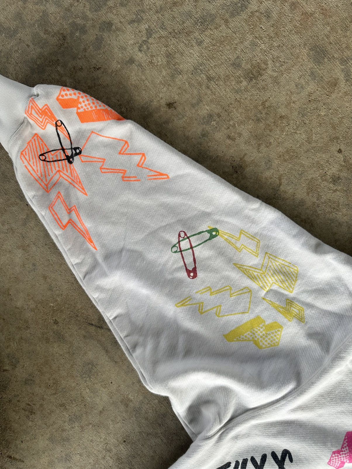 Japanese Brand × Polo Ralph Lauren R13 Graffiti Oversized Crewneck White Sweater Size Large Size L / US 10 / IT 46 - 8 Thumbnail