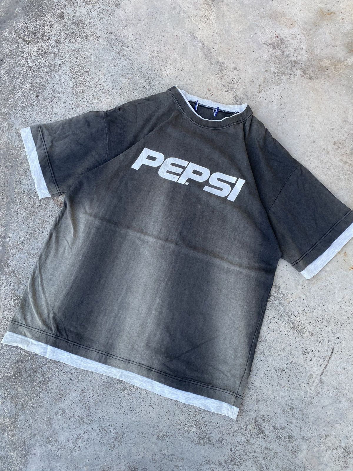 Pepsi Sun Faded Pepsi Spell Out Ifsixwasnine Grunge Tees Size US L / EU 52-54 / 3 - 3 Thumbnail