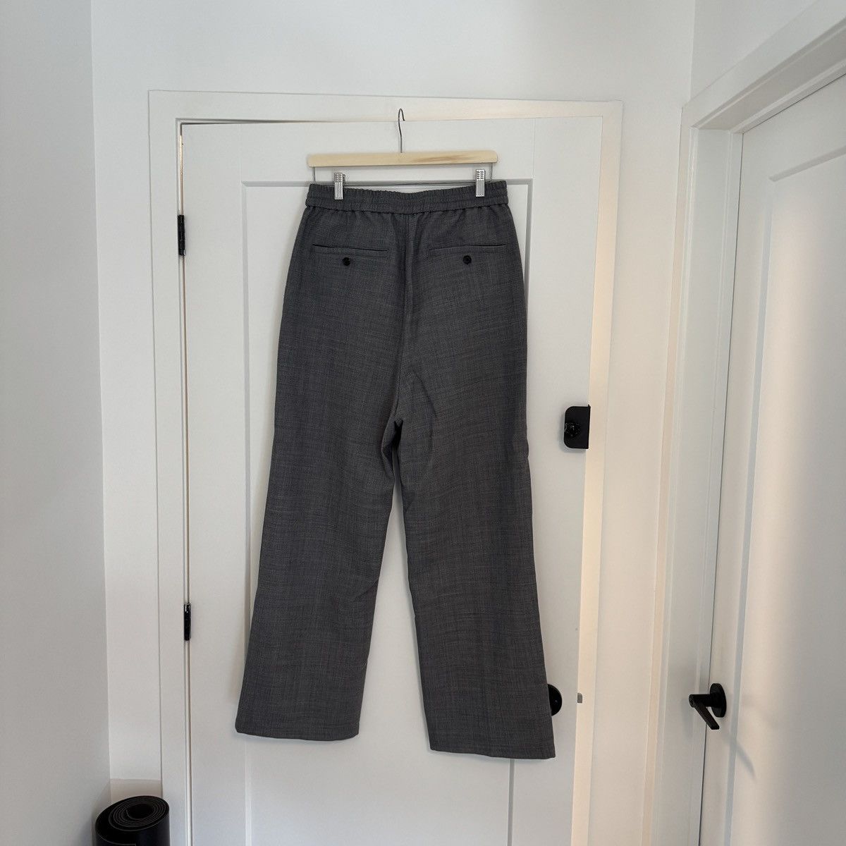 AMI AMI PARIS Gray Elasticized Trousers Size US 34 / EU 50 - 2 Thumbnail