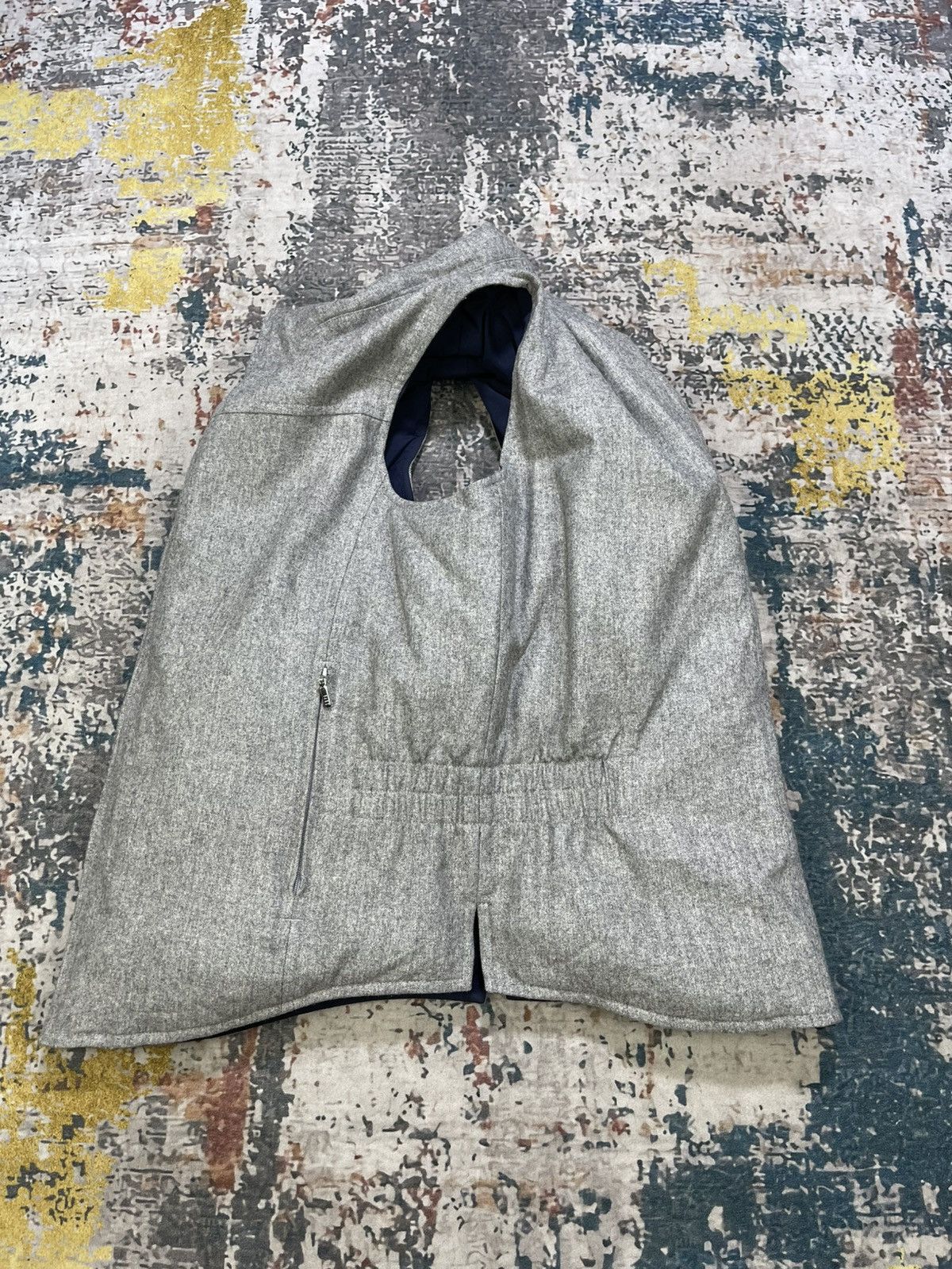 DAKS Daks Reversible Feather Down Wool Nylon Vest Size US M / EU 48-50 / 2 - 7 Thumbnail