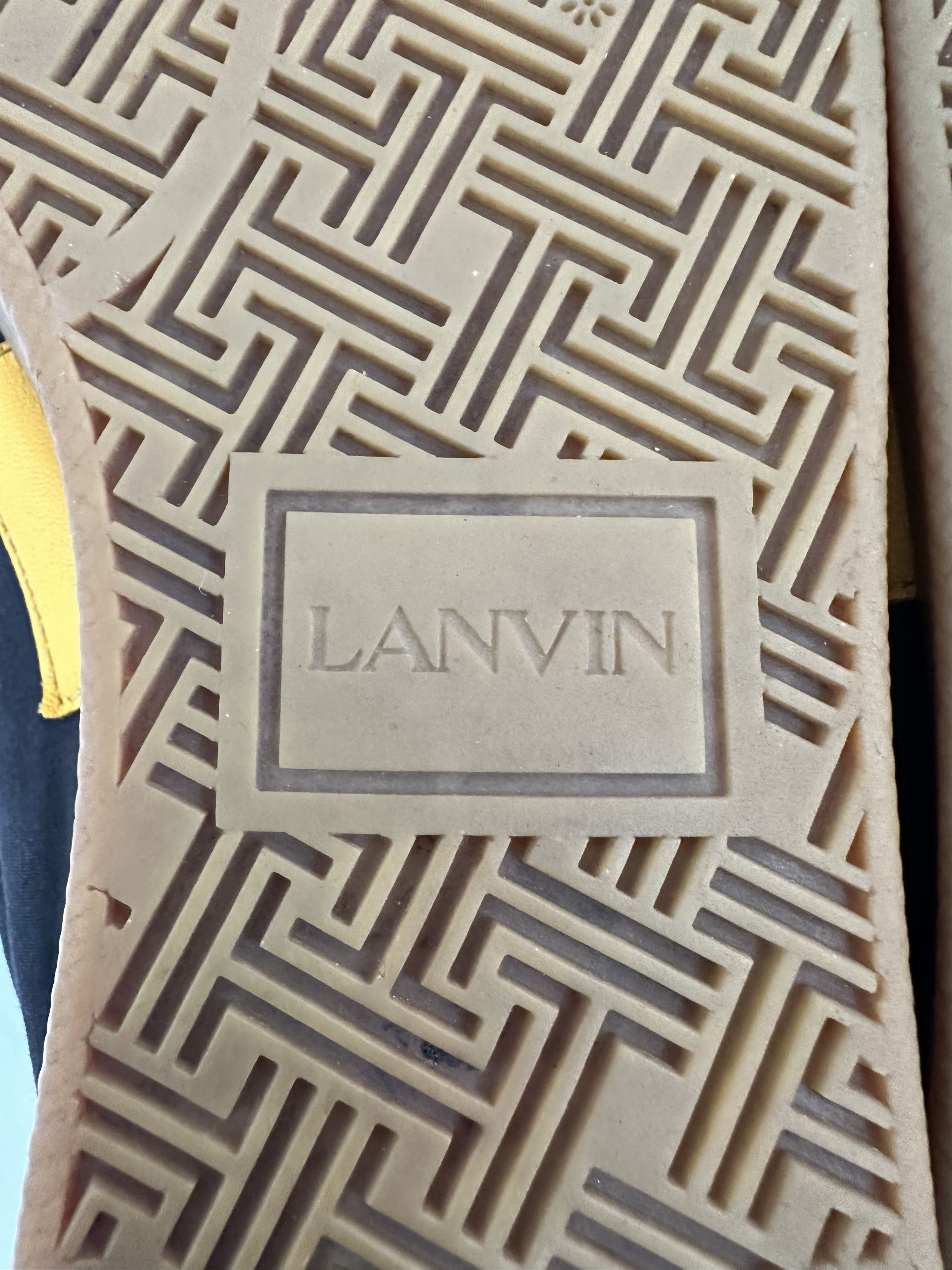 Lanvin LANVIN Yellow/Black Glen sneakers Size 43EU Size US 10 / EU 43 - 7 Thumbnail