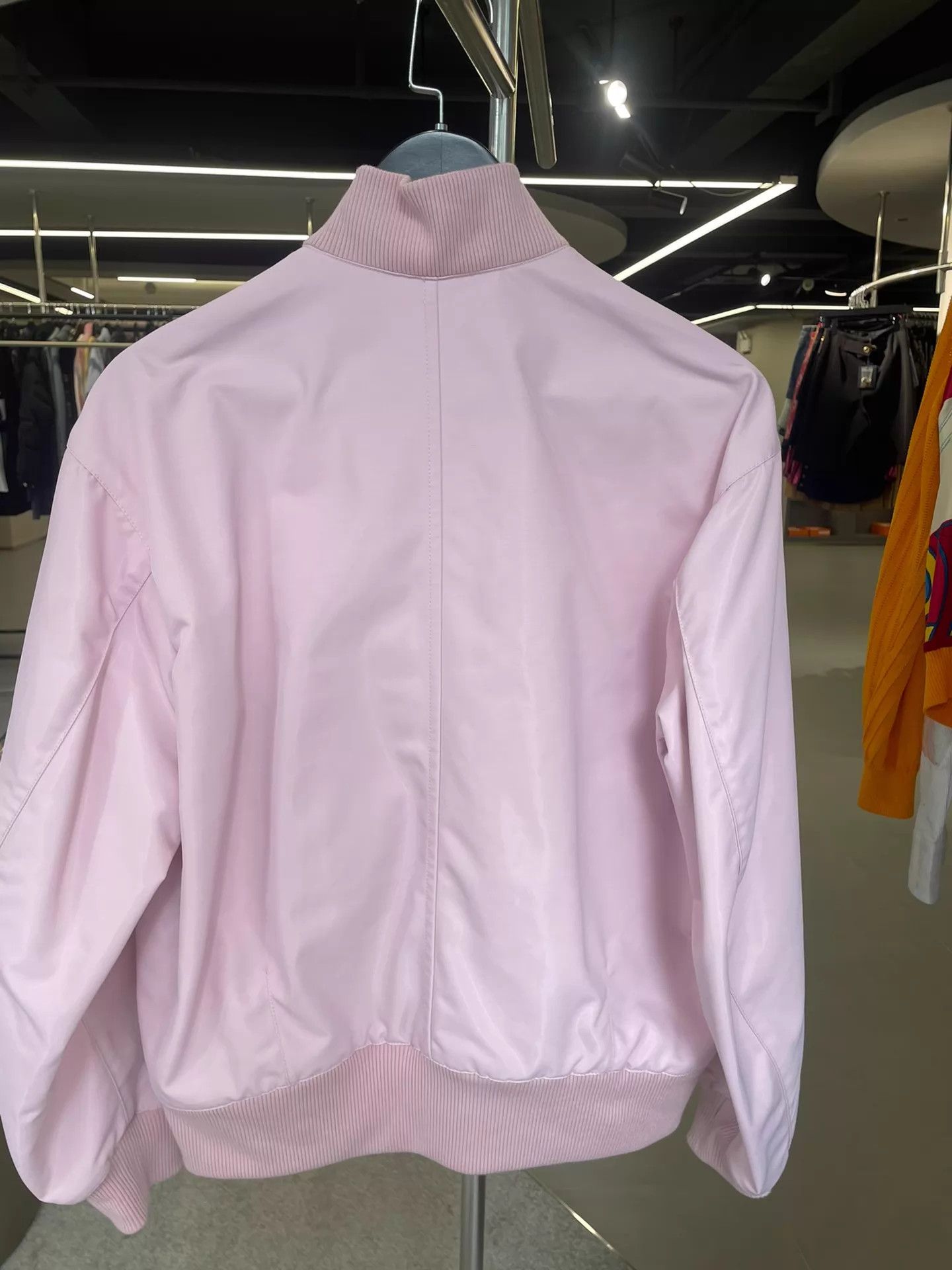 Hermes Hermes Light Pink Baseball Jacket 44 New Size US S / EU 44-46 / 1 - 3 Thumbnail