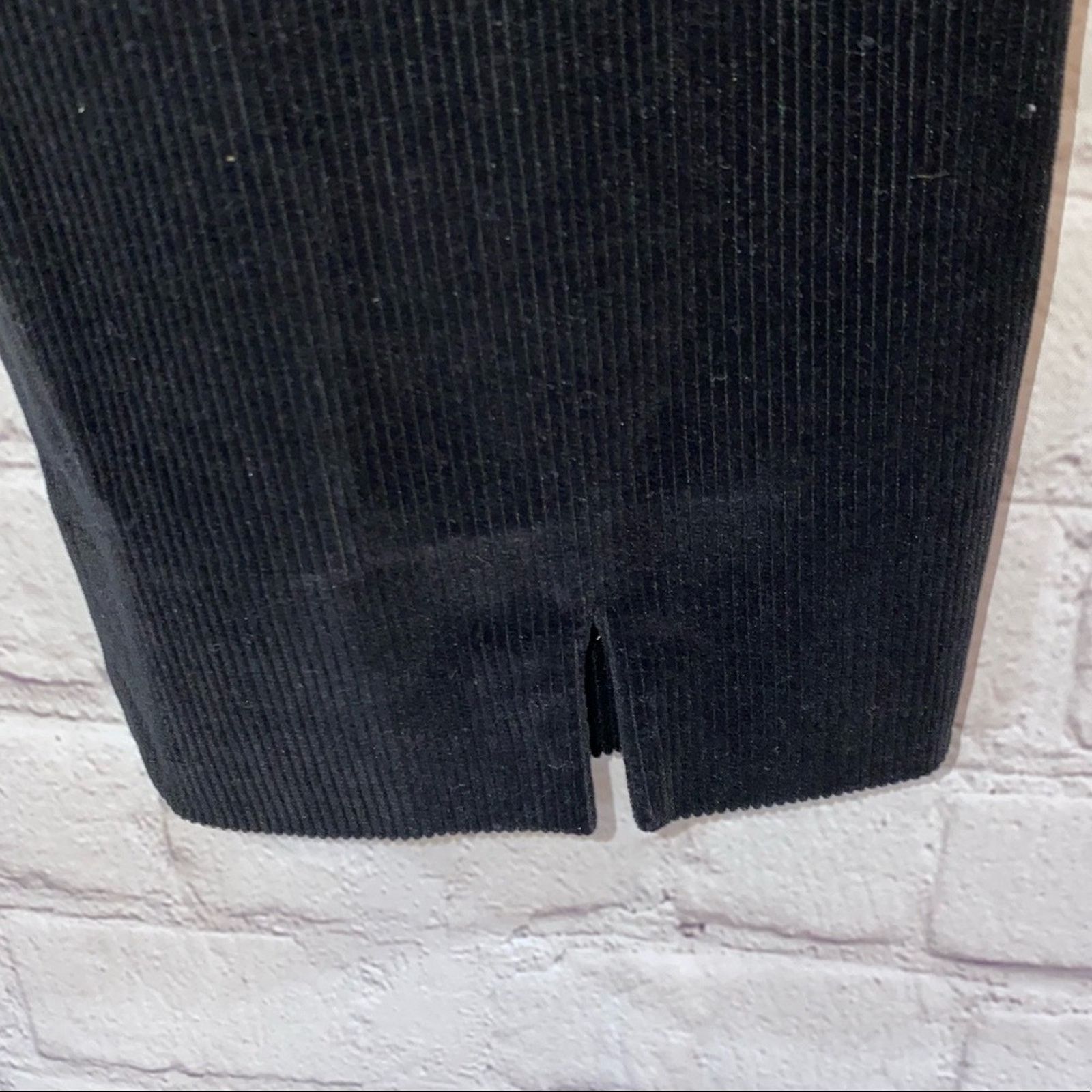 Piazza Sempione Piazza Sempione Black Corduroy Pants Size 28" / US 6 / IT 42 - 4 Thumbnail