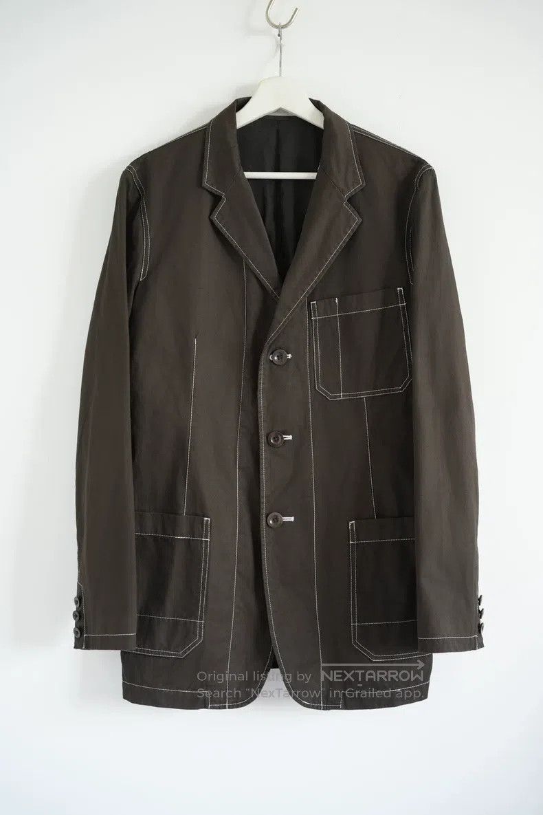 Yohji Yamamoto Yohji Yamamoto size 2 09 aw structured open line blazer Size 36R - 1 Thumbnail