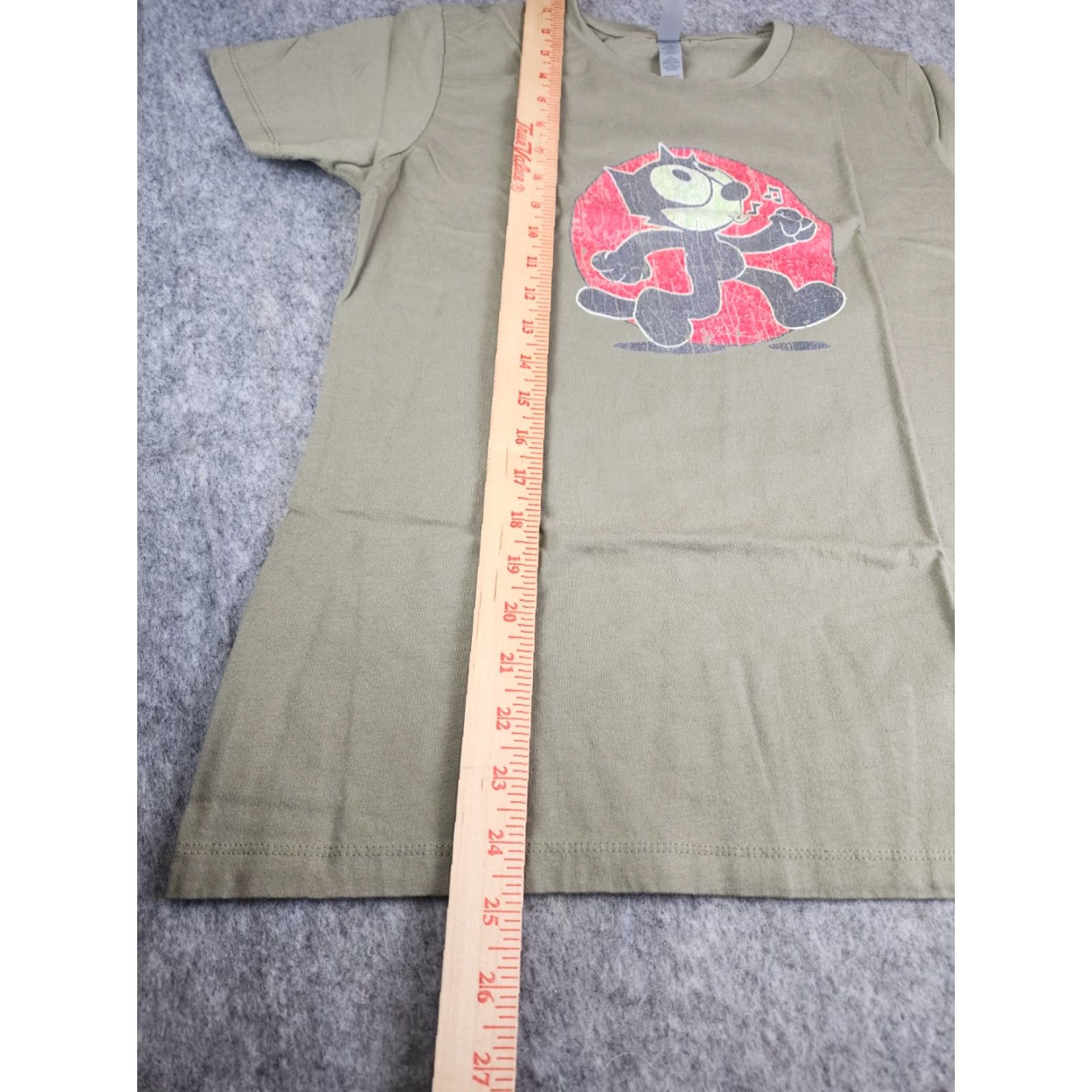 Vintage VINTAGE Felix The Cat T Shirt Womens XL Green Long Sleeve Crew Neck Cats Angel Theme 90s Size XL / US 12-14 / IT 48-50 - 6 Thumbnail