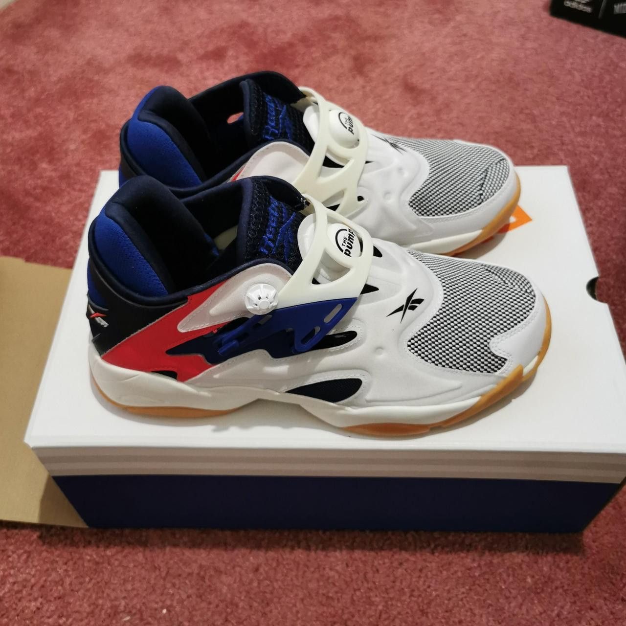 Reebok Reebok Pump Court Trainers - Size UK 7 / US 8 Navy Red White Size US 8 / EU 41 - 4 Thumbnail