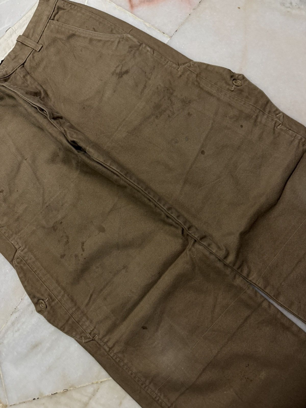MasterPiece BAGGY WORKWEAR MASTERPIECE.CO POCKET PANTS MADE IN JAPAN Size US 29 - 6 Thumbnail