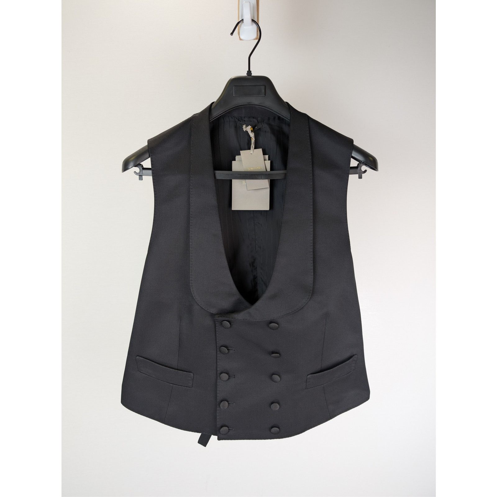 Tom Ford o1rshd1 Double-Breasted Tuxedo vest in Black Size US L / EU 52-54 / 3 - 2 Thumbnail
