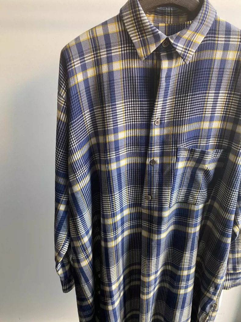 Y's Y's Long plaid shirt Size US S / EU 44-46 / 1 - 2 Thumbnail