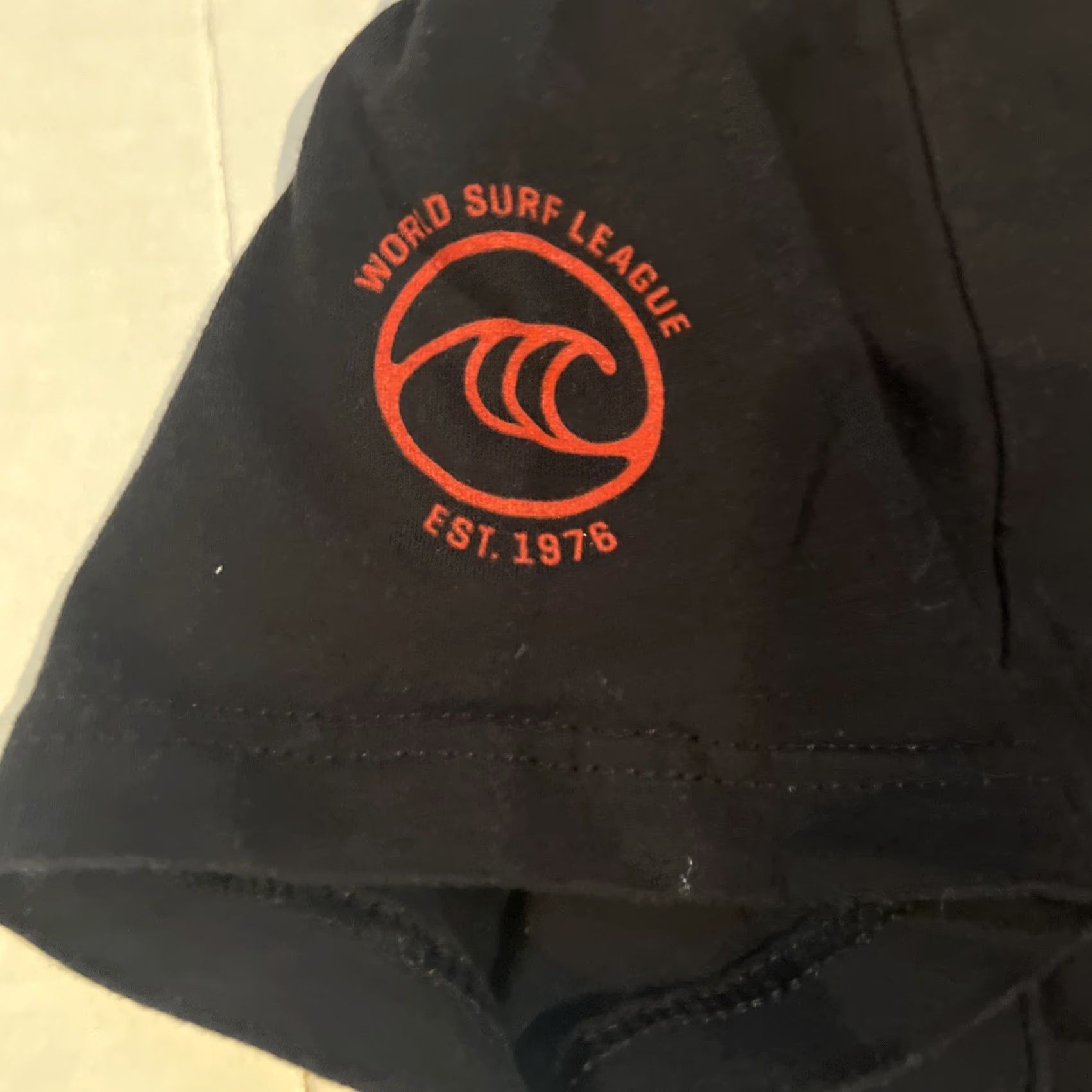 Vintage WSL US Open Of Surfing 2021 Huntington Beach Shirt Large Black Short Sleeve Crew Neck Graphic Print Surfer Logo Men T-Shirt Size US L / EU 52-54 / 3 - 3 Thumbnail