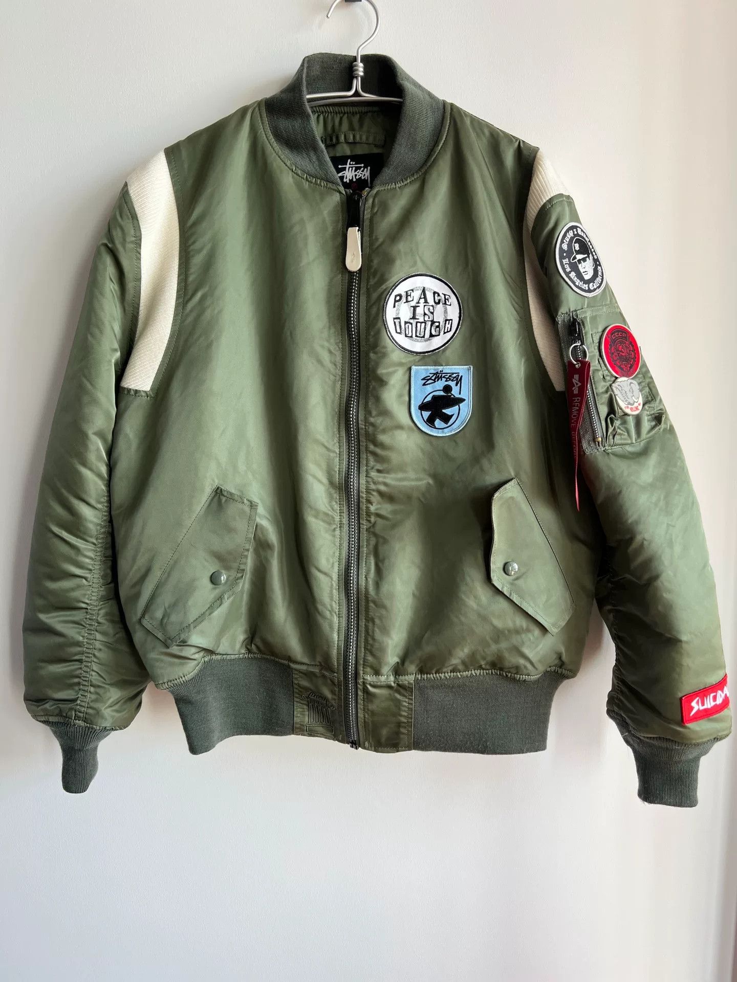 Stussy Stussy 25th Alpha Ma-1 Bomber Jacket Size US L / EU 52-54 / 3 - 1 Thumbnail