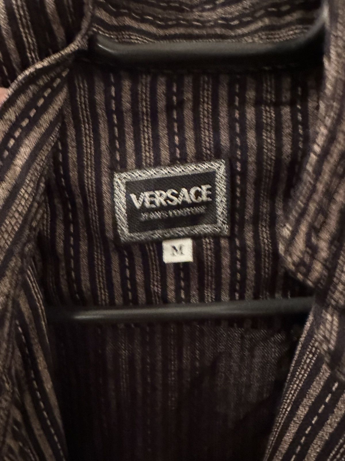 Versace Jeans Couture Vintage Versace shirt – Medusa buttons – Made in Italy – M Size 38R - 4 Thumbnail