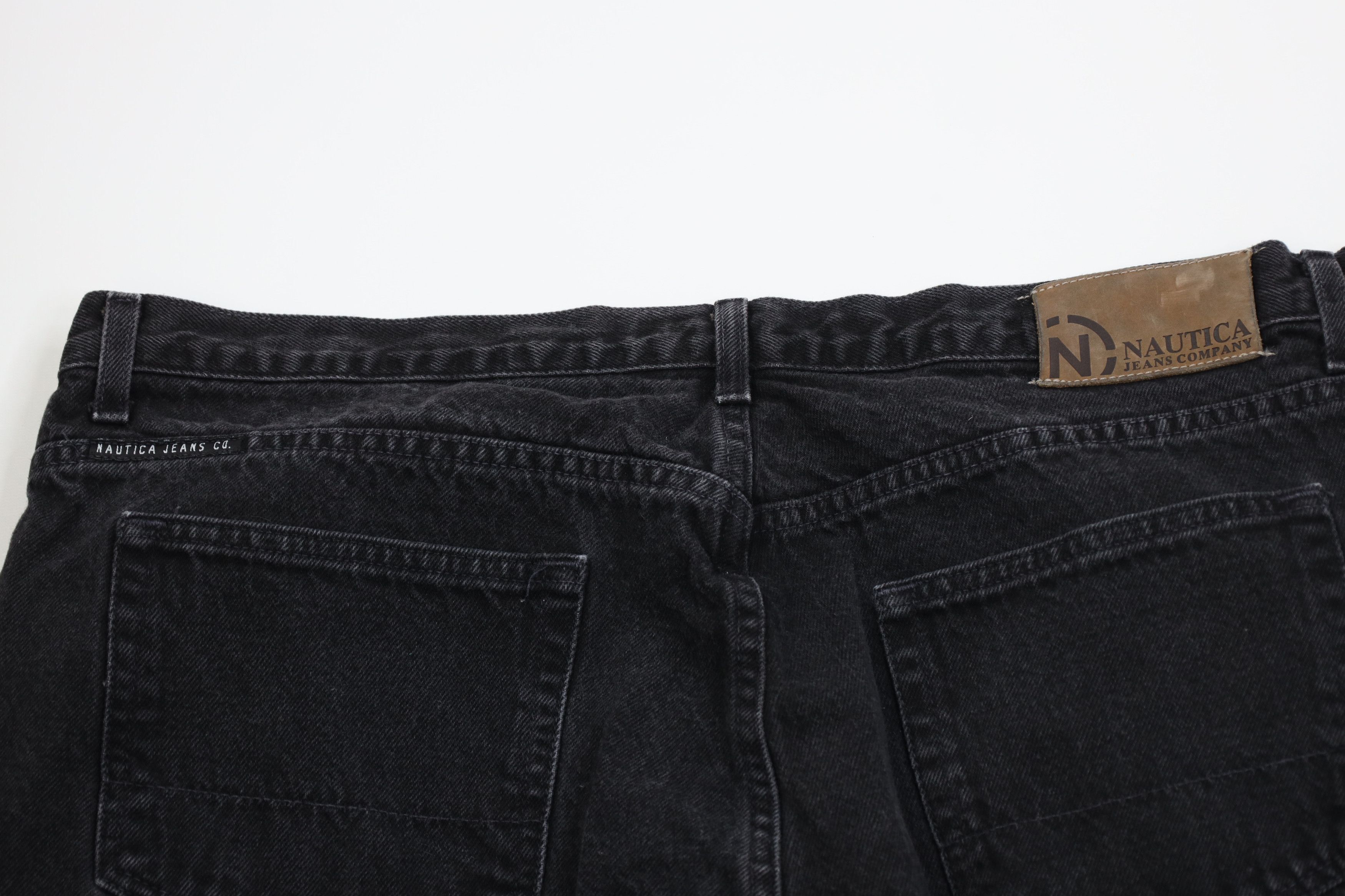 Nautica Vintage 90s Nautica Baggy Fit Wide Leg Denim Jeans Black Size US 42 / EU 58 - 11 Thumbnail