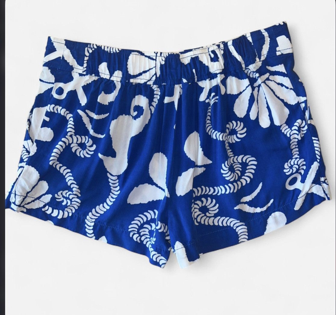 Lilly Pulitzer Lilly Pulitzer Nautical Blue & White Shorts Size M Size 30" / US 8 / IT 44 - 2 Thumbnail