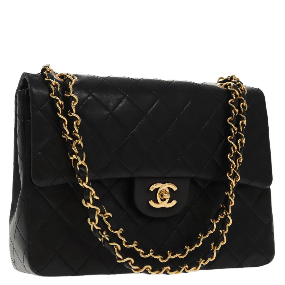 Chanel Timeless Black Leather Shoulder Bag (Pre-Owned) Size ONE SIZE - 1 Thumbnail
