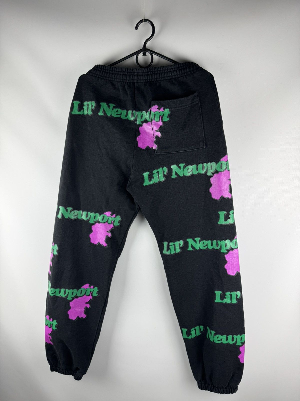 Vlone Vlone Lil' Newport Sweatpants 'Black' Pants Size US 30 / EU 46 - 5 Thumbnail