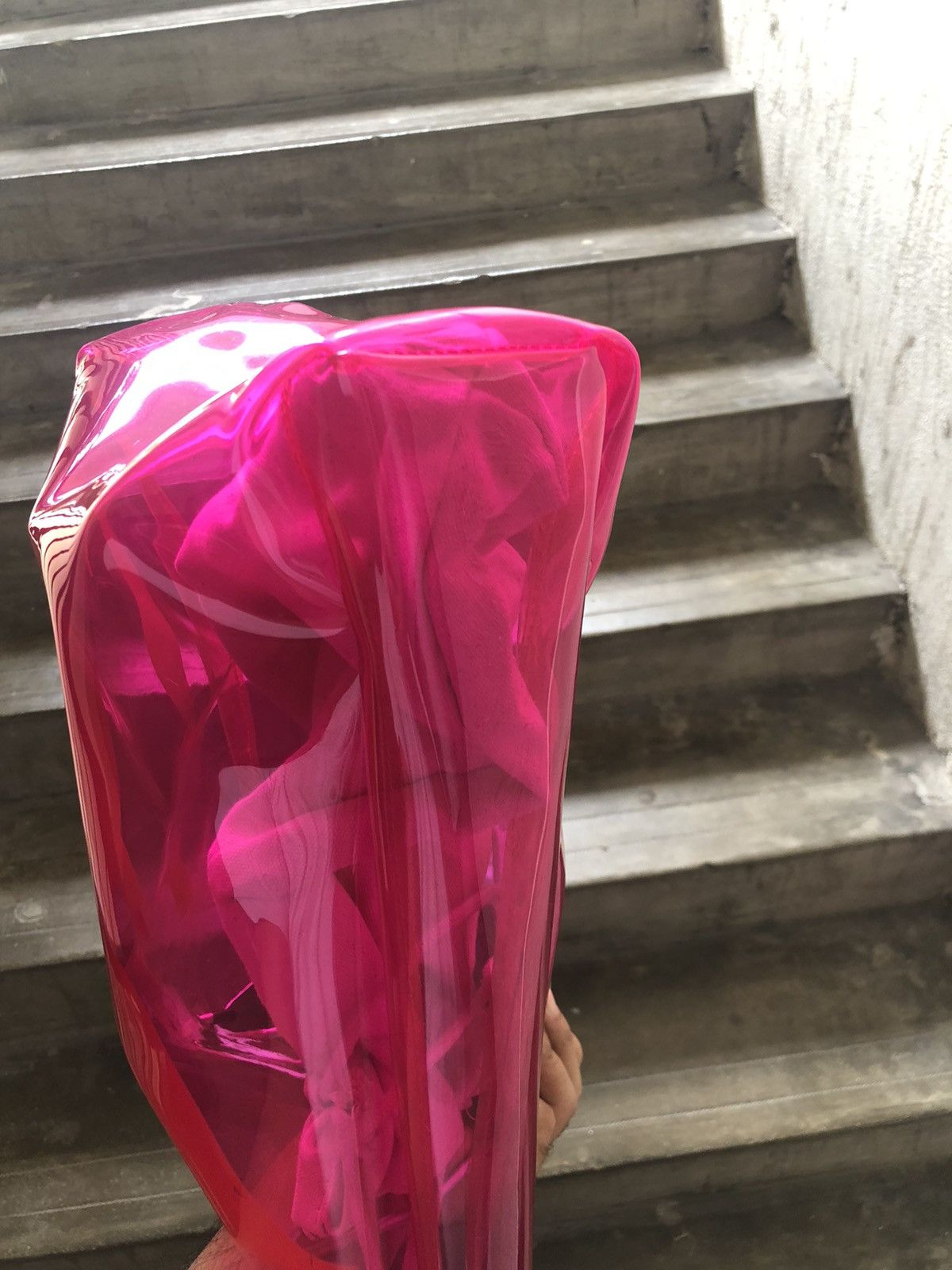 Yohji Yamamoto Rare❗️Ys by Yohji Yamamoto Big Logo Transparent PVC Tote Bag Size ONE SIZE - 19 Thumbnail