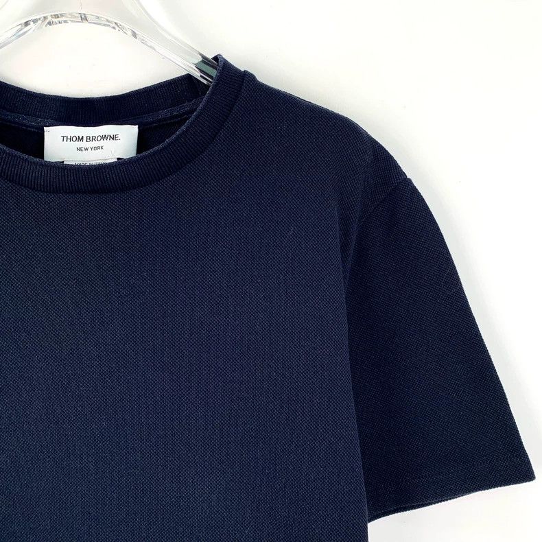 Thom Browne Thom Browne size2 Dark blue cotton round neck short sleeves Size US M / EU 48-50 / 2 - 3 Thumbnail