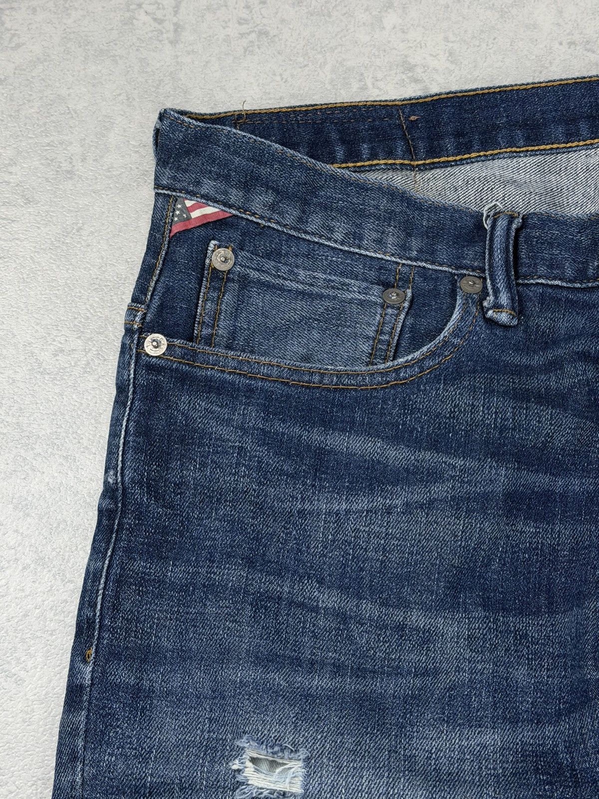 Denim & Supply Ralph Lauren Denim & Supply Ralph Lauren Distressed Skinny Jeans 32x34 Size US 32 / EU 48 - 6 Thumbnail