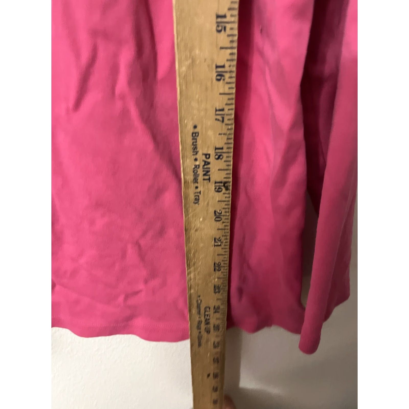 Vintage VINTAGE L.L. Bean Women's Pink Cotton Blouse Shirt Size Petite Medium Square Neck Long Sleeve Casual Size L / US 10 / IT 46 - 4 Thumbnail