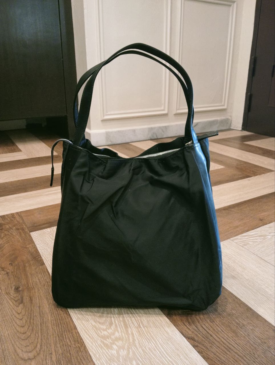 Yohji Yamamoto YOHJI YAMAMOTO Y'SACCS LEATHER + CANVAS TOTE BAG Size ONE SIZE - 9 Thumbnail