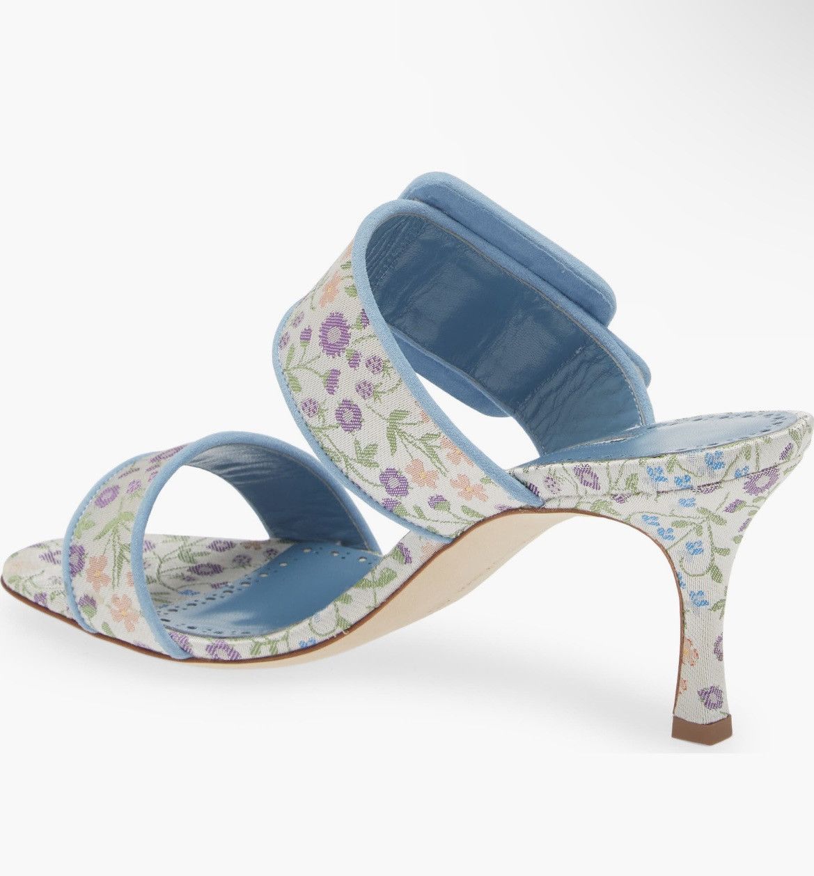 Manolo Blahnik Manolo Blahnik Gamble Floral Sandal size 38 Size US 8 / IT 38 - 2 Thumbnail
