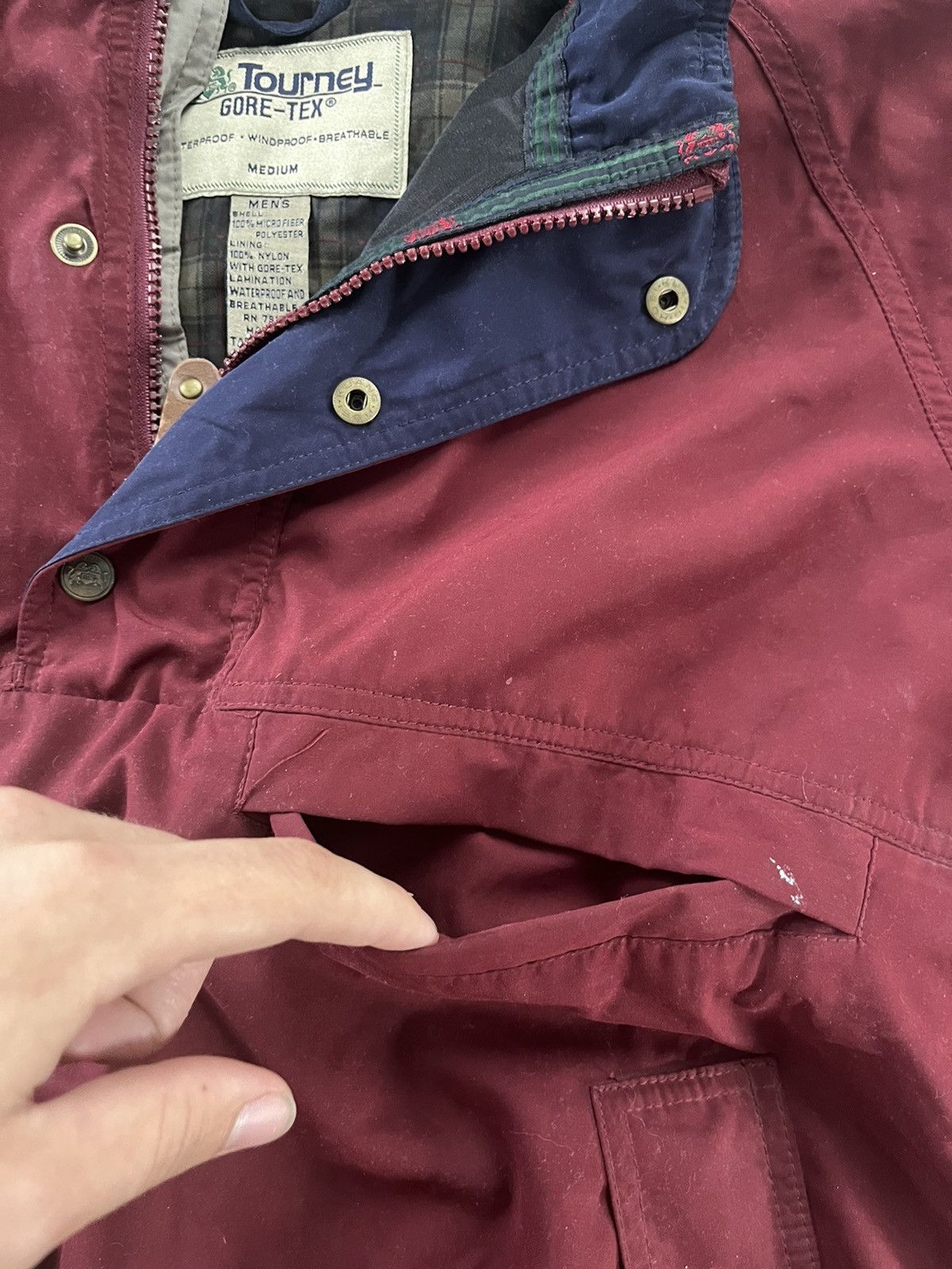 Goretex Vintage Gore-tex Tourney Bomber Jacket (Super Rare) Size US M / EU 48-50 / 2 - 5 Thumbnail