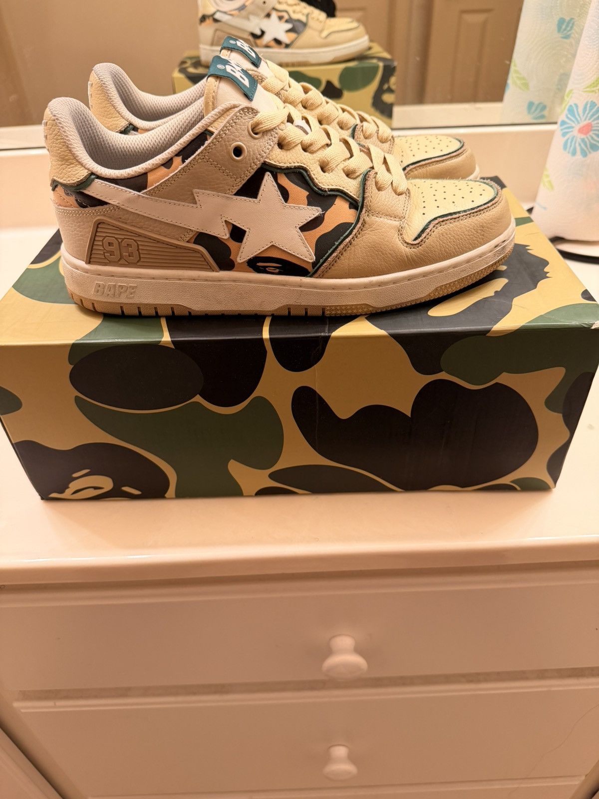 Bape A Bathing Ape Sk8 Sta Size US 8 / EU 41 - 3 Thumbnail