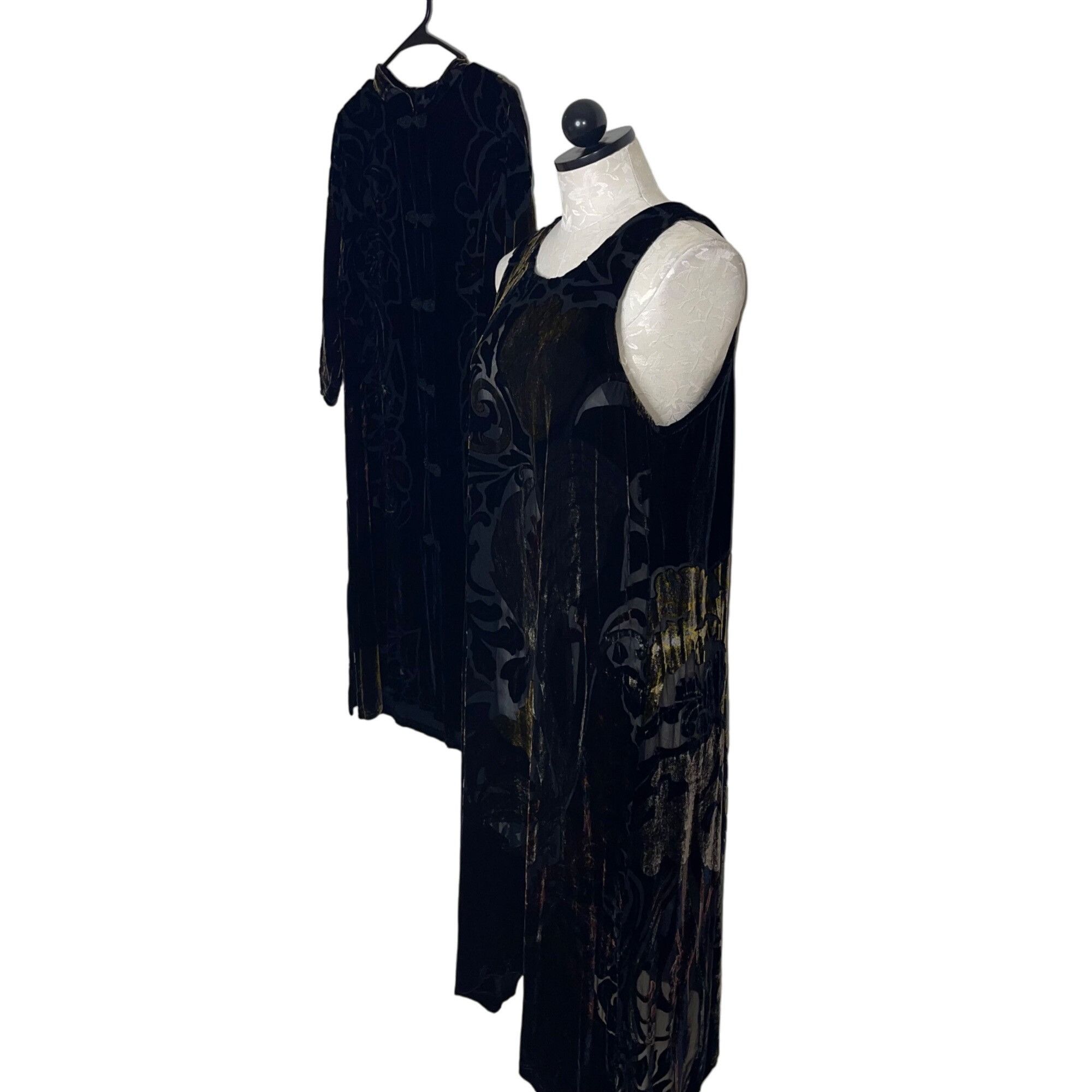 Ethos Vintage Womens Dress Jacket Set Size Small Black