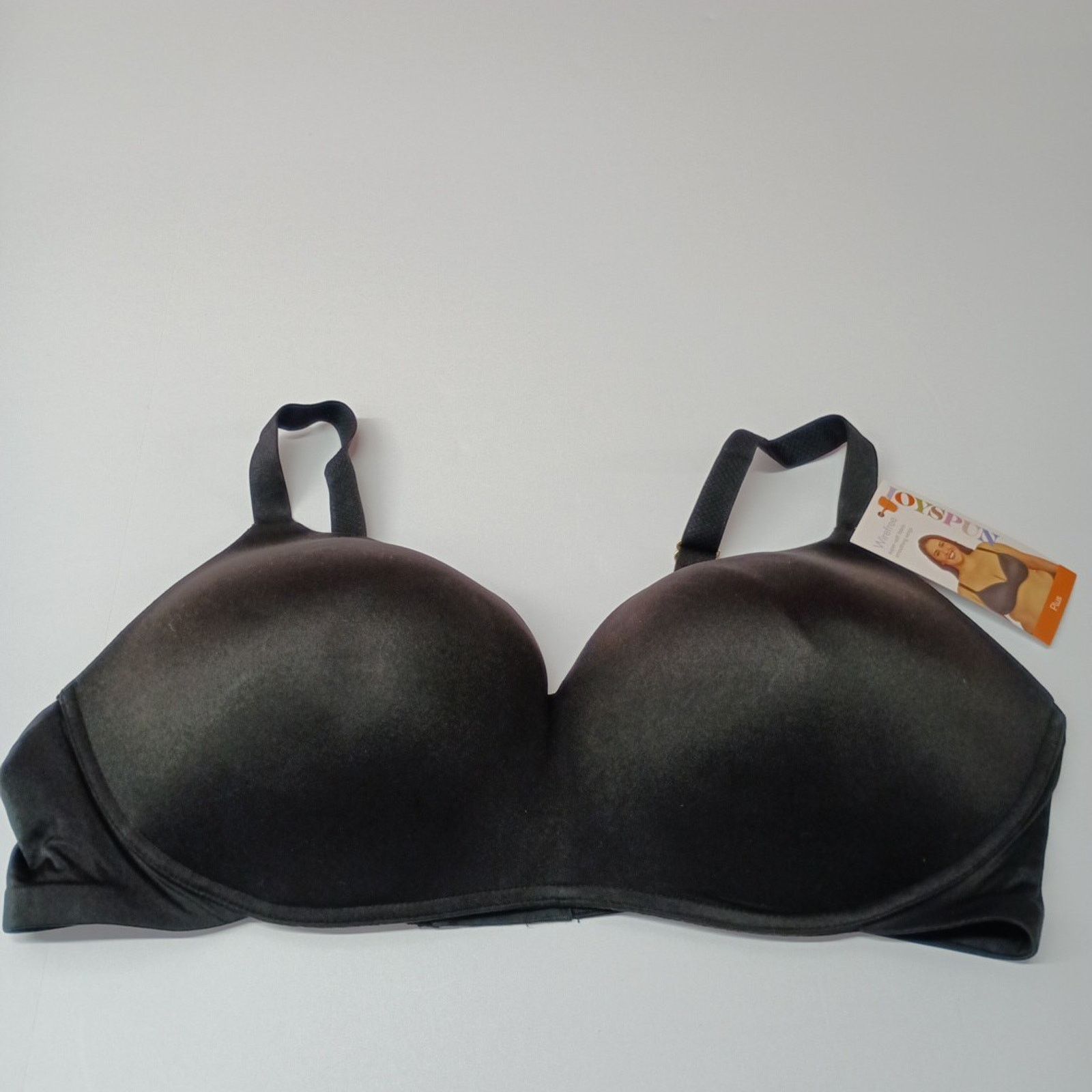 Other Joyspun Plus Wirefree Bra Womens Size 44D Black Smooth Wings Size ONE SIZE - 1 Thumbnail