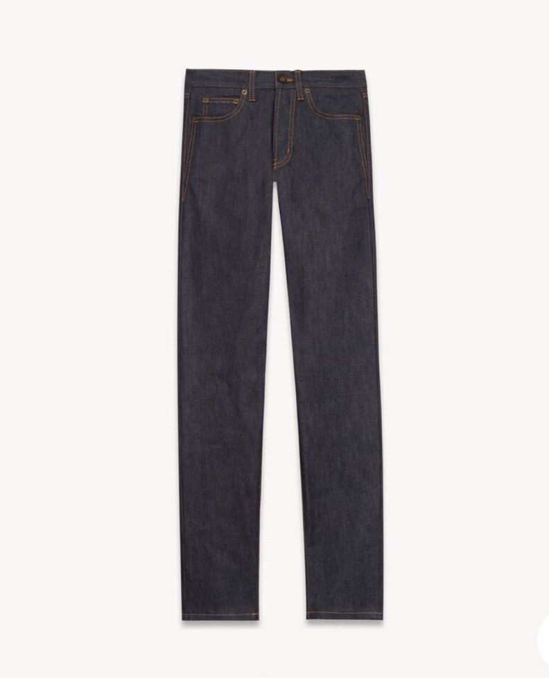 Saint Laurent Paris o1bcso1str0825 Slim Fit Jeans in Black Size 24" / US 00 / IT 34 - 1 Preview
