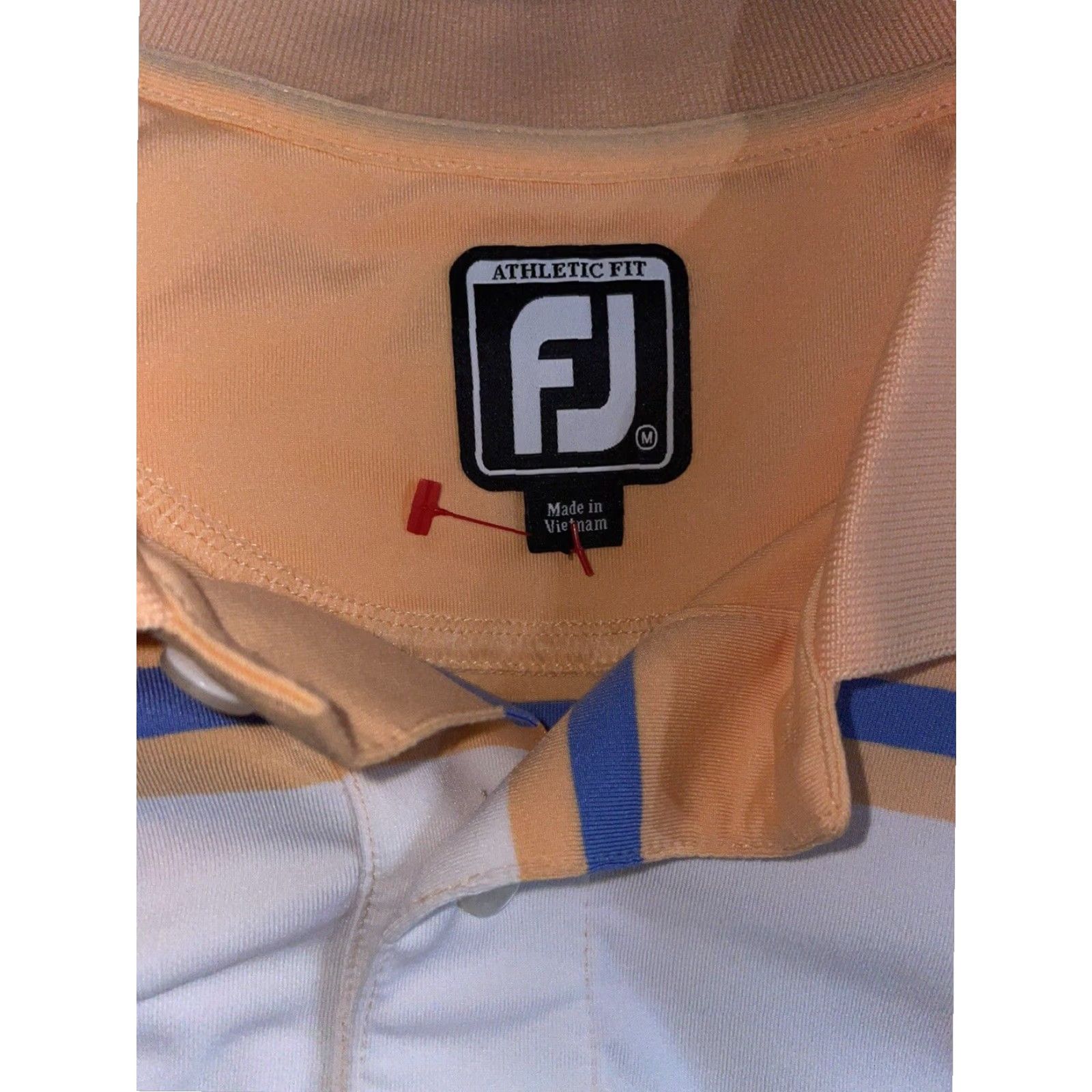 Footjoy FootJoy Athletic Fit Multicolor Golf Polo for Men M Size US M / EU 48-50 / 2 - 5 Thumbnail