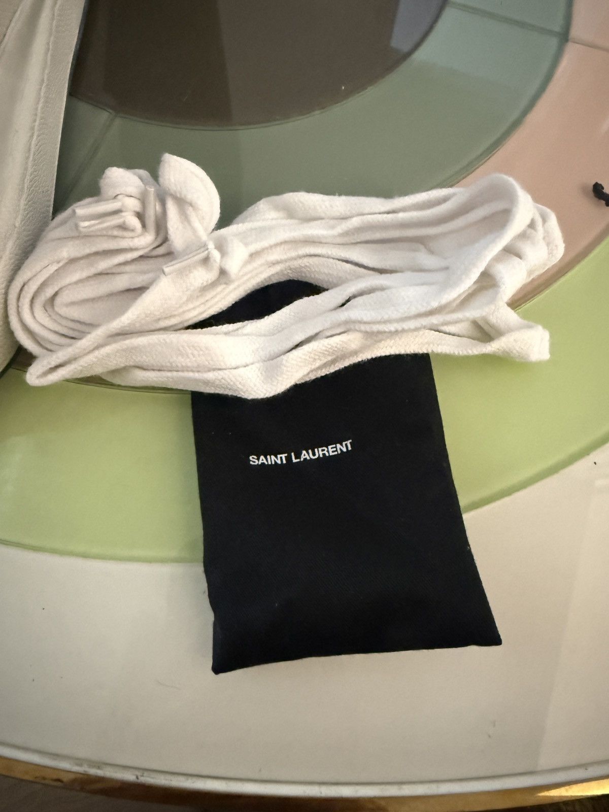 Saint Laurent Paris SL24 Saint Laurent Mid Top Sneakers 610618 Size US 10 / EU 43 - 10 Thumbnail