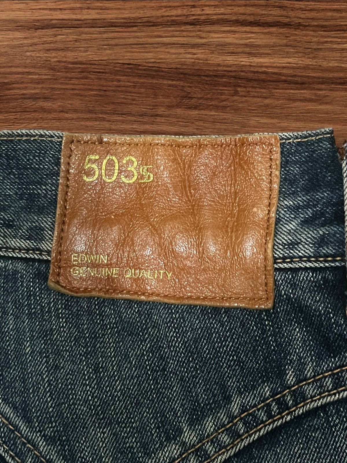 Edwin × If Six Was Nine × Le Grande Bleu (L.G.B.) ⚡️Flare⚡️Vintage Edwin 503SS3 Grunge Style Mud Washed Jeans Size US 29 - 10 Thumbnail