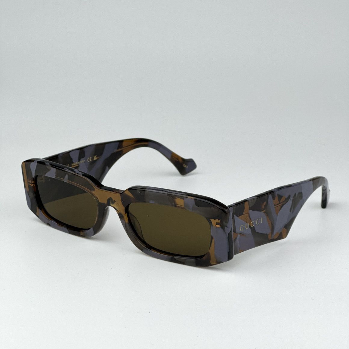 Gucci NEW Gucci GG1426S 003 Lilac Havana Brown Men Sunglasses Size ONE SIZE - 1 Thumbnail