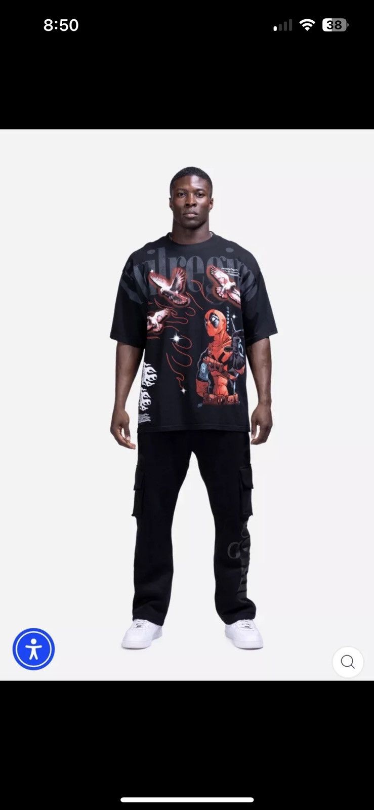 Civil Regime Civil Regime Deadpool Still Alive 199x Oversized Tee Size US M / EU 48-50 / 2 - 2 Thumbnail