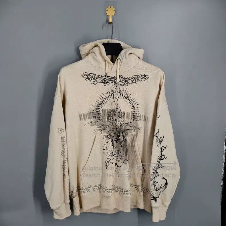Givenchy Givenchy Pattern Printed Oversized Hooded Sweatshirt Size US XS / EU 42 / 0 - 1 Thumbnail