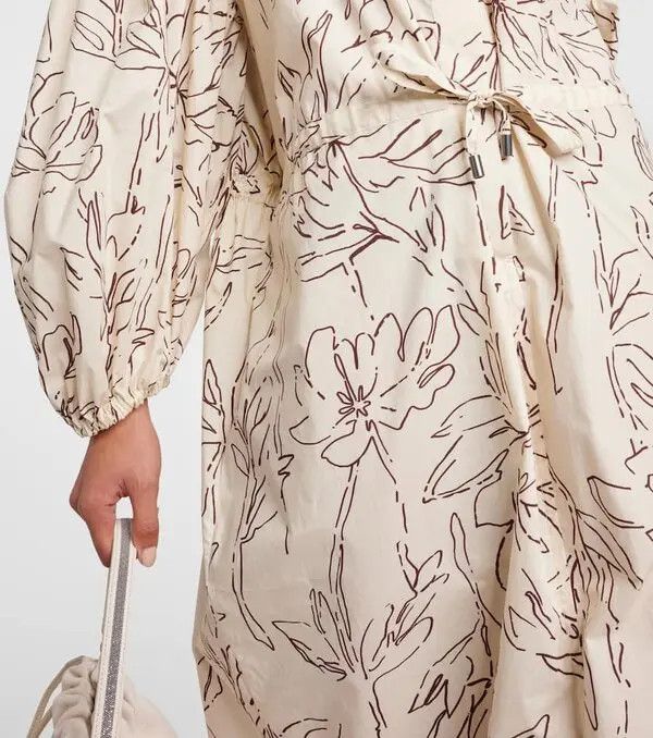 Brunello Cucinelli o1w1db10825 Dress in Open White Size S / US 4 / IT 40 - 3 Thumbnail