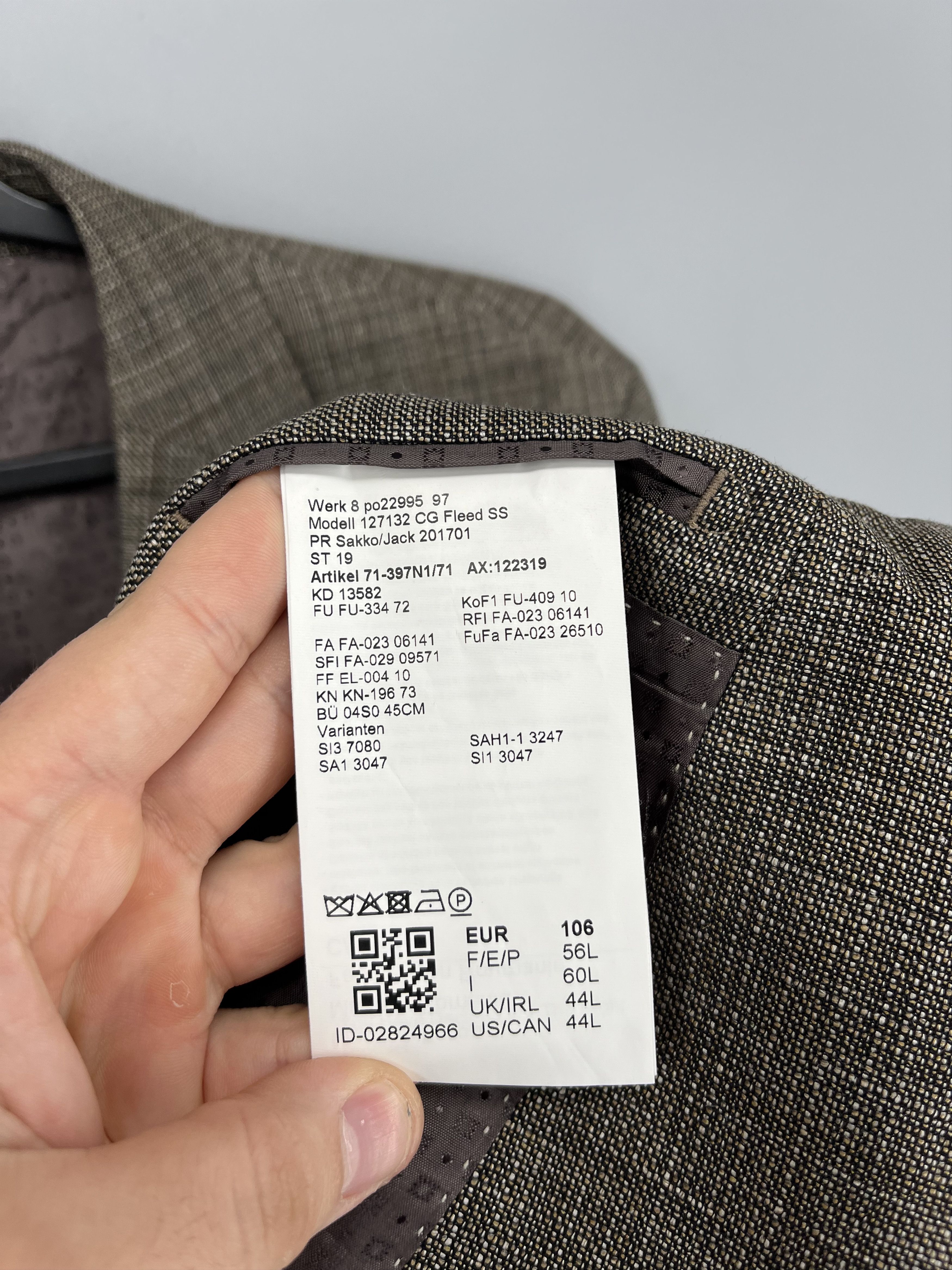 Loro Piana Carl Gross Black Line Loro Piana Summertime Blazer 44L Size 44L - 6 Thumbnail