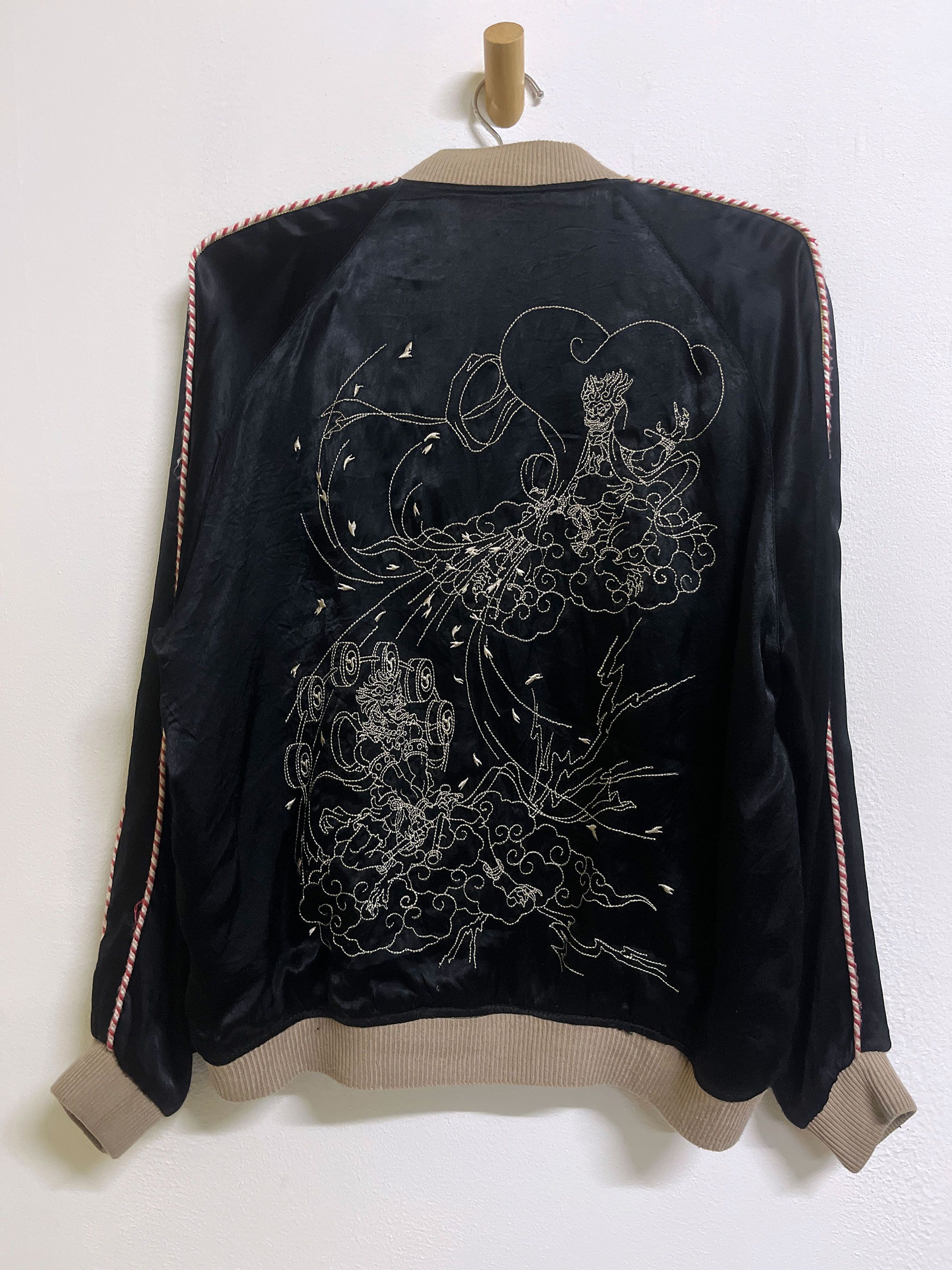 Cult Of Individuality Croppped Head Reversible Flight Jacket Embroidery Size US L / EU 52-54 / 3 - 3 Thumbnail