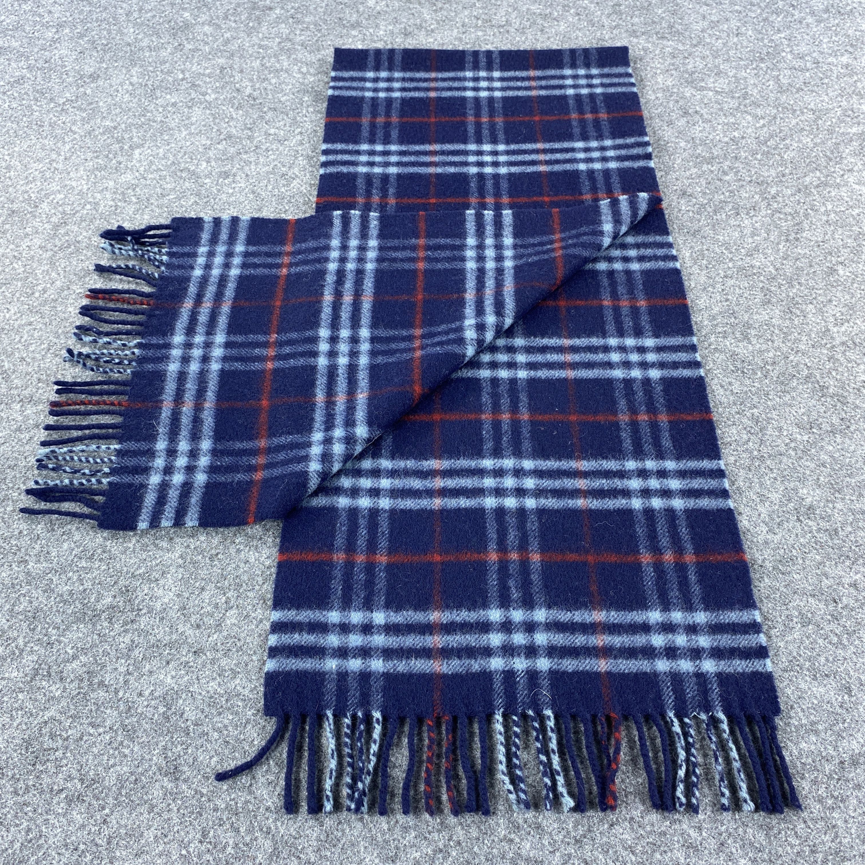 Burberry × Vintage GF10423 Burberry Scarf Neck Wear Muffler Nova Check Size ONE SIZE - 4 Thumbnail