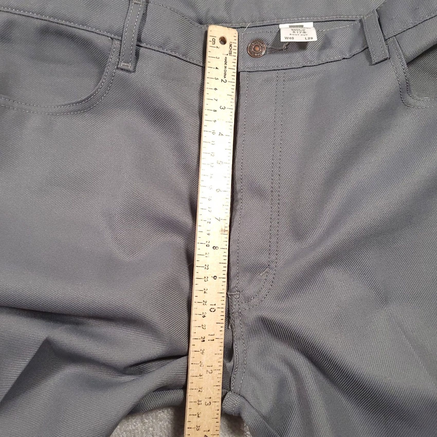 Levi's Levi's 517 Pants Mens 40x29 Gray Slacks Trousers Bootcut Inseam 27" Regular Straight Pants Mens Brand Levi's 80s 90s USA Vintage Gray Size US 40 / EU 56 - 6 Thumbnail